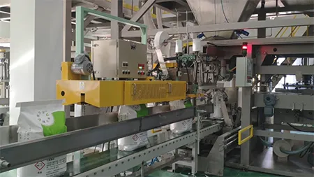 Sodyum Format için Otomatik Torbalama ve Paletleme Makinası