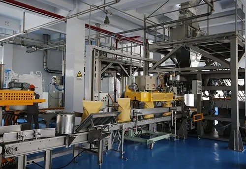 Otomatik torbalama hattında kullanılan big bag tartma terazisi