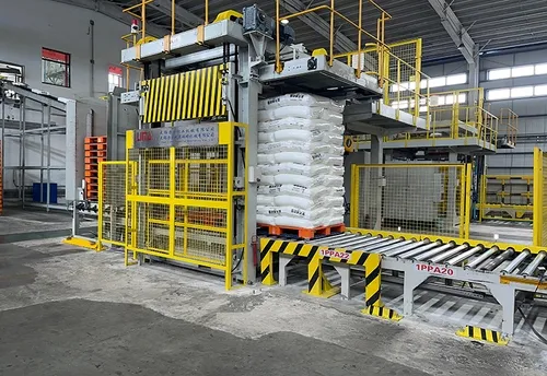 PP plastik çuval için otomatik torba paletleme makinası