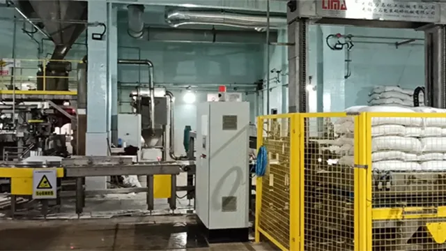 Jinshenglan, Hubei eyaleti/ Çin Amonyum Sülfat için Otomatik Tartma, Torbalama ve Paletleme Makinası (600 torba/saat)
